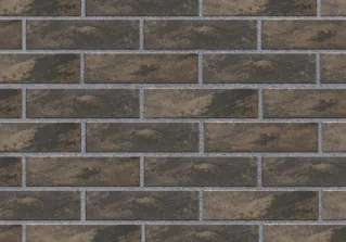 Гипер-прессованный кирпич -  Кирпич Fashion Brick Шварц Браун гладкий 1НФ - фото 2