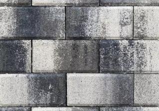 Тротуарная плитка вся - Брусчатка Антрацит - фото 1
