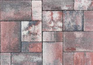 Тротуарная плитка вся - Новый город Агат красный - фото 1