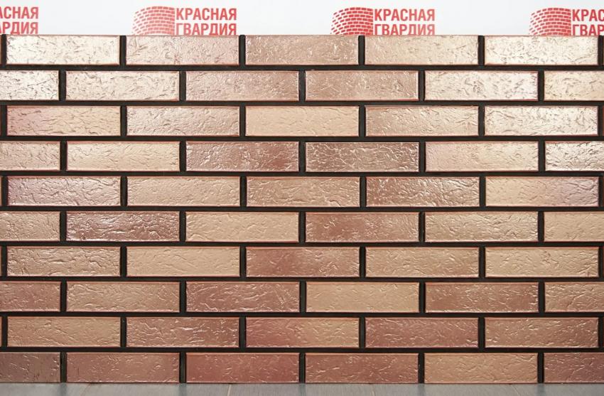Кирпич Красная Гвардия Бронза Рустированный 0,9НФ - фото 4